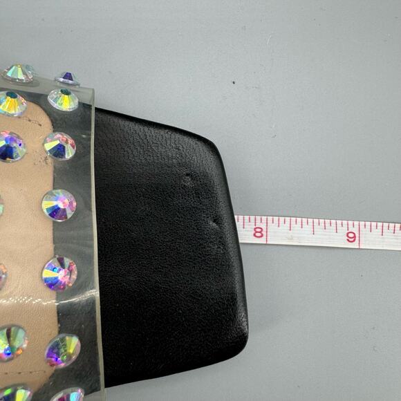 Schultz Women’s Lizah Crystal-Studded Block Heel Sandals Black Size 6B - Picture 8 of 11